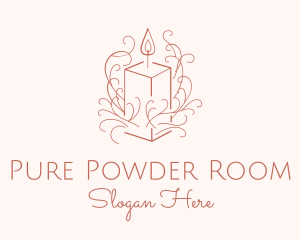 Fragrant Boho Candle logo design