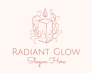 Fragrant Boho Candle logo design