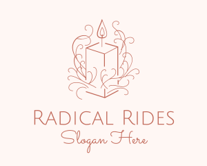 Fragrant Boho Candle logo design