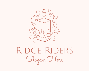 Fragrant Boho Candle logo design