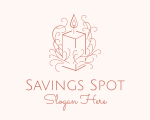 Fragrant Boho Candle logo design