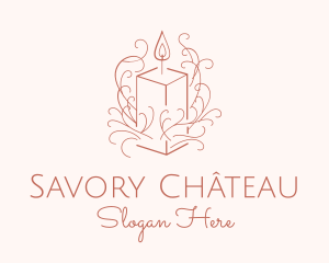 Fragrant Boho Candle logo design