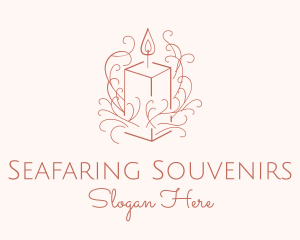 Fragrant Boho Candle logo design