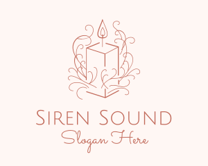 Fragrant Boho Candle logo design