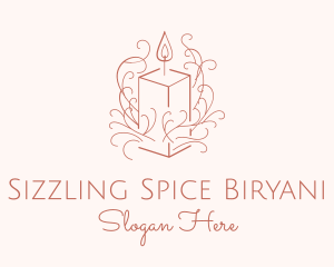 Fragrant Boho Candle logo design