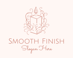 Fragrant Boho Candle logo design