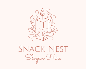 Fragrant Boho Candle logo design