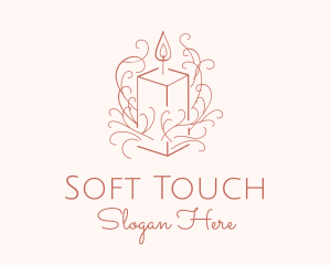 Fragrant Boho Candle logo design