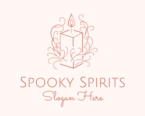 Fragrant Boho Candle logo design