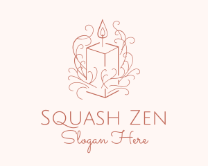 Fragrant Boho Candle logo design