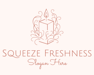 Fragrant Boho Candle logo design