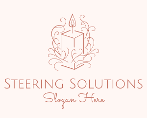 Fragrant Boho Candle logo design