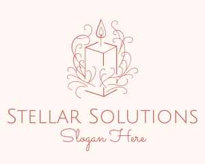 Fragrant Boho Candle logo design