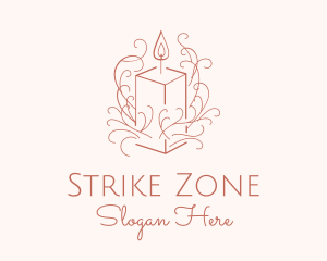 Fragrant Boho Candle logo design