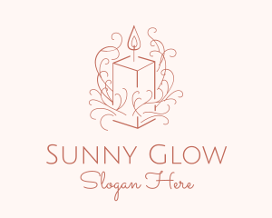 Fragrant Boho Candle logo design