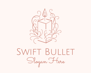 Fragrant Boho Candle logo design