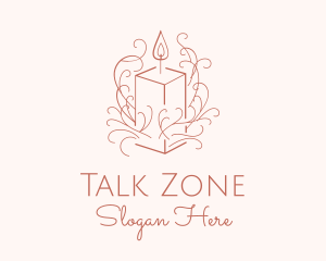 Fragrant Boho Candle logo design