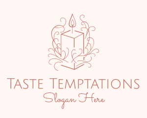 Fragrant Boho Candle logo design