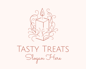 Fragrant Boho Candle logo design