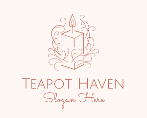 Fragrant Boho Candle logo design