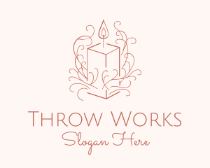 Fragrant Boho Candle logo design