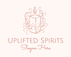 Fragrant Boho Candle logo design