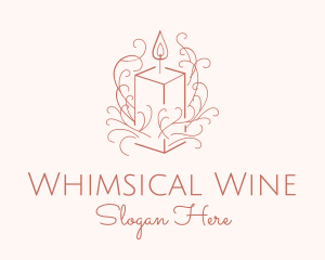 Fragrant Boho Candle logo design