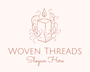 Fragrant Boho Candle logo design