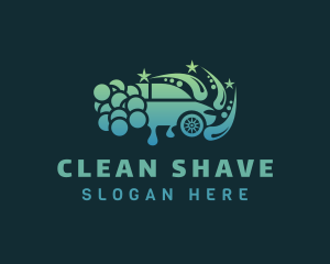 Clean Vehicle Water Wash logo design