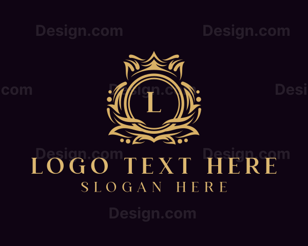 Luxury Wreath Royalty Logo