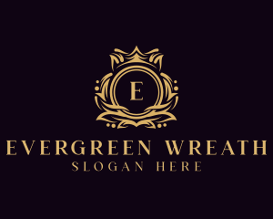 Luxury Wreath Royalty logo design