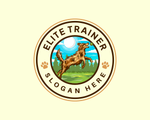 Dog Trainer Ball logo design