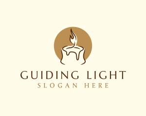 Memorial Candle Light logo design