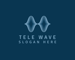 Ocean Wave Ripple logo design