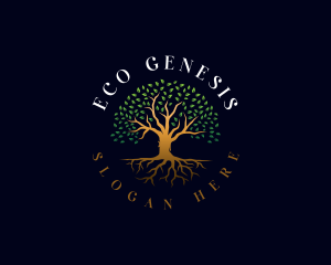 Eco Tree Nature logo design