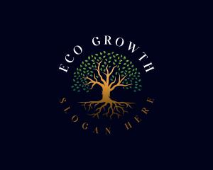 Eco Tree Nature logo design