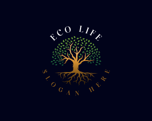 Eco Tree Nature logo design