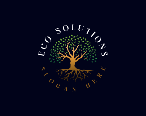 Eco Tree Nature logo design