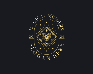 Sun Moon Eye logo design