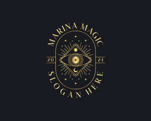 Sun Moon Eye logo design