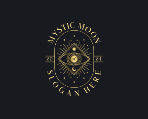 Sun Moon Eye logo design