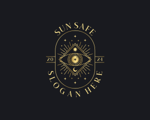 Sun Moon Eye logo design