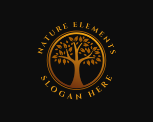 Tree Leaf Nature logo design