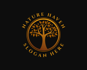 Tree Leaf Nature logo design