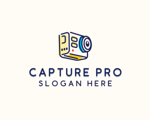 Adventure Camera Lens logo design