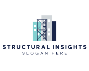 Building Structure Scaffolding logo