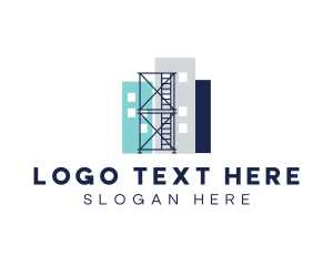 Building Structure Scaffolding logo