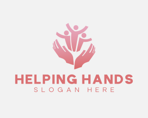 Family Helping Hand logo design