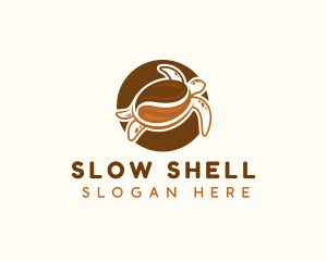 Organic Coffee Tortoise  logo design