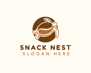 Organic Coffee Tortoise  logo design